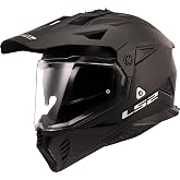 LS2 Unisex Pioneer II Black Mat Motocrosshelme