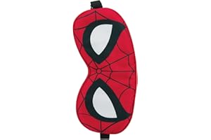 MARVEL - Maschera Notte Spider-Man – Sonno Eroico e Divertente – Morbido e Confortevole per Bambini – Fascia Regolabile – Aiuta a Dormire – Regalo Marvel Ufficiale