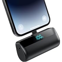 Feob Mini Power Bank para iPhone, 5200mAh 20W PD Cargador Portátil Ultra Compacto Batería Externa Powerbank con Pantalla Digital Compatible con iPhone 14/14 Pro Max/13 Pro/13/12/11/XR/XS/8/7/6s-Verde Feob Mini Power Bank para iPhone, 5200mAh 20W PD Cargador Portátil Ultra Compacto Batería Externa Powerbank con Pantalla Digital Compatible con iPhone 14/14 Pro Max/13 Pro/13/12/11/XR/XS/8/7/6s-Verde