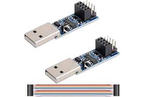 Youmile 2 Sztuki Usb Do Esp8266 Moduł Adaptera C Esp-01 Esp-01s Prog Wifi Programator Do Pobrania Adapter Z Przyciskiem Resetowania, Z Kablem Dupont