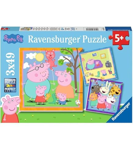 Puzzle Peppa Pig SuperColor 104 Pièces – 68x48 Cm, Fabriqué En Italie, Dès 6 Ans