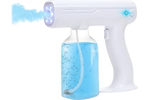 OBEST Electric Disinfectant Steam Sprayer,800ml Rechargeable Handheld Nano Atomizer with Low Noise, Adjustable Fogger for Home, Office, School,Garden