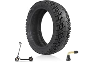 HPGAAVD 10X2.75-6.5 Neumáticos de vacío todoterreno para Patinete Eléctrico，Ruedas de 10 Pulgadas para Speedway 5/Dualtron 3/Zero 10X/VSETT，Neumáticos de Repuesto Delantera/Trasera，Con Válvula PVR50