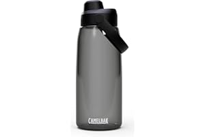 Camelbak THRIVE CHUG 950 ml – bike bottle – leak-proof – soft drinking spout – ideal for on the go – keeps hydrated even on hot days – Charcoal, size: OS