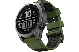 ISABAKE 22mm Quickfit Armband för Garmin Epix Gen 2/Fenix 7/6 Pro/5 Plus | 22 mm armband för Garmin Epix Pro 47 mm/Fenix E/Fenix 8 47 mm/Fenix 7 Pro/Fenix 5/Fenix 5 Plus/Forerunner 955/Approach S62