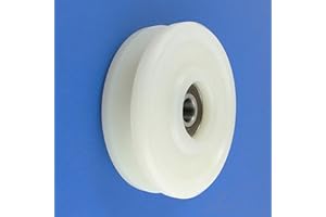 ZSCALE ZAB-S C90/12LL Profil- Kunststoffrolle mit Kugellager für Seil Polyamid Ø71-Ø200 Rollen (C90/12LL)