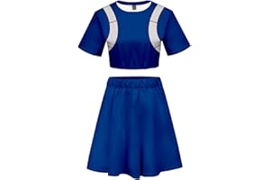 NoryNick Costume da cheerleader di My Hero Academia, per cosplay, costume da cheerleader