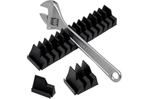 JJQHYC Spanner Organiser for 23 Spanners Wrench Holder Magnetic Wrenchs Organiser Combination Spanner Rack Ratchet Spanner Holder