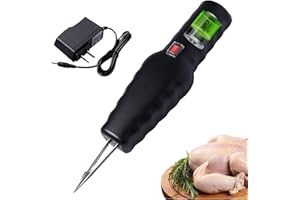 DUYIFAN Spiumatrice per polli portatile, Rechargeable Spennatrice Elettrica Per Pollo, Cono Acciaio Inossidabile, Per Pollame Polli Galline Anatre (Black)