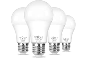 WAXP E27 Screw LED Light Bulb Warm White 100W Equivalent, 1600 Lumen Super Bright ES GLS LED Bulbs, 12W Large Screw in Light Bulb, 3000K, Flicker Free, Non-dimmable, Pack of 4