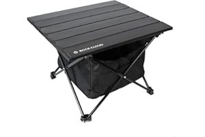 Rock Cloud Portable Camping Table Ultralight Aluminum Camp Table with Storage Bag Folding Beach Table for Camping Hiking Backpacking Outdoor Picnic