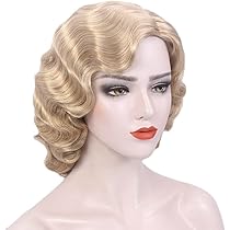 Parrucca Golden Twenties Milano Party | Stile Anni '20 Charleston Flapper | Per Carnevale E Feste A Tema