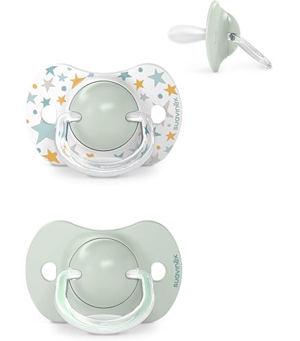 Set Ciuccio Per Bambini Con Clip E Decorazione Fotografica Fai-da-Te - Argento - Silicone Morbido E PP, Per Neonati 6-18 Mesi
