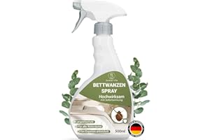 ‎ANIMAL VITA Bettwanzen Spray 500ml [hochwirksam & laborgeprüft] - wirksames Mittel gegen Bettwanzen für Matratzen und Möbel mit dezentem Zitronenduft, Alternative zur Bettwanzenfalle