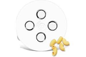‎MY PASTA MY PASTA – Elbow Sugo – Nudelmaschinen Matrize | Advance Pasta Scheibenmatrize für hausgemachte Nudeln kompatibel mit Philips Pastamaschine Serie 7000 | große Hörnchen
