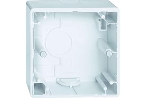 Merten MEG4014-1425 Aufputz-Gehäuse, 1-gang, active white glossy, M-SMART, M1, ARTEC, OCTOCOLOR