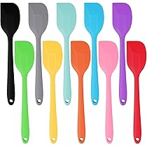 Set 5 Spatole In Silicone Per Cucina - Doppio Angolo 45°/90°, Resistente Al Calore 260°C, Antiaderente - Foto 12