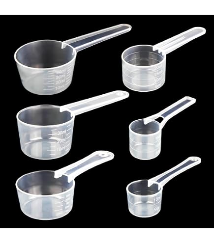 Lot De 10 Cuillères à Mesurer Blanches - Ustensiles De Cuisine Pratiques Pour Dosages Précis