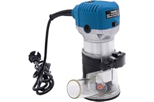 biusgiyeny Oberfräse Trimmer Elektrischer Trimmfräser Router-Werkzeug Holz Kompakte Oberfräse Trimmer Einhandfräse Kantenfräse Multifunktionsfräse 2000W 40000r/min