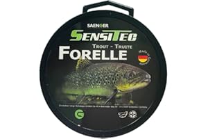 Sensitec monofilie Angelschnur aus Nylon, 400m, Zielfischschnur, Angelsehne,Bastelschnur