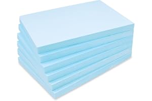 ZYNERY 6 Pack Foam Board for Crafts, 20mm Thick Polystyrene Foam Sheet for DIY Crafts, Modeling, Sculpture, Arts and Crafts Projects, 30x20x2cm