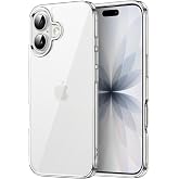 JETech iPhone 17 Case, Anti-Yellowing, Transparent | Case Protection Anti-Shock, Hard PC Back, Anti-Scratch, Clear TPU Bumper