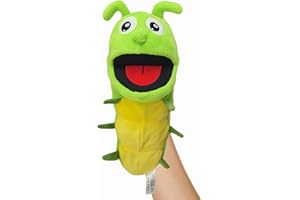LOMTRATS Marionette a Mano con Insetti per Bambini, Include Api, Farfalle, Libellule, Ecc. con Bocca Aperta Mobile, Perfetto per Raccontare storie, Insegnare, Scuola Materna, Regali di Compleanno