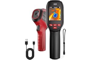 HIKMICRO D01 Telecamera Termica, Risoluzione SuperIR 240x240, SuperScene, Telecamera Termica con Risoluzione IR di 96x96, Batteria da 3350mAh per 11 ore di autonomia, Registrazione di Foto e Video