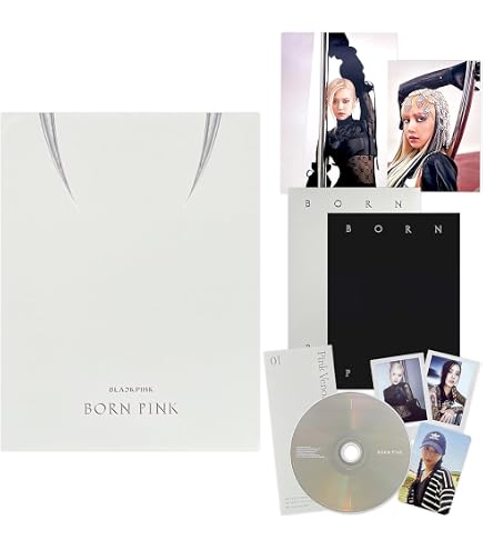 55 Photocards Lisa BLACKPINK 'Rockstar' + 'I Sway' - Cartes Photos Officielles Album New Song Support Fan