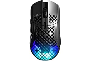 SteelSeries Aerox 5 Wireless Gaming Mouse - 74 Gram, 9 Tuşlu - Bluetooth/2,4 GHz – IP54 Suya ve Toza Dayanıklı - PC/MAC - Siyah