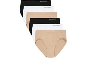 Channo Bragas Clásicas Básicas Mujer de Licra sin Costuras Efecto Invisible Midi Altas Color Liso