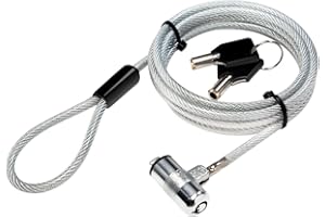 Logilink Antivol NBS009 - Ultra Fin pour Ordinateur Portable - avec 2 clés - Argent