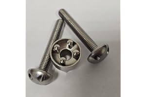 ADVENTURE XPERIENCE Vis antivol, vis anti-manipulation contre le vol Vis à 4 trous M6 M8 M10, acier inoxydable V2A