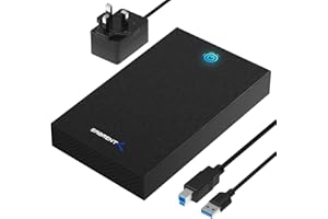 Sabrent Hard Drive Enclosure, Lightning Fast Transfer Speeds 5Gbps, SATA to USB HDD Enclosure for 2.5 3.5 inch SSD HDD Disks - 22TB, USB Cable Included, Tool-free Hard Drive Docking Station (EC-KSL3)