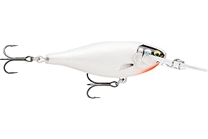 Rapala - Leurre de Pêche Shad Rap Elite Construction Balsa (sans Plomb) - Leurre Eau Douce Flottant