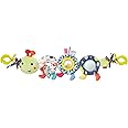 Fehn Kinderwagenkette Baby Mobile Raupe COLOR Friends – Babymobile Kette mit süßer Raupen Figur - Babyspielzeug zum flexiblen