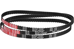 QUARKZMAN 3Pz 162Xl 037 Cinghia Distribuzione 81 Denti Cinghia Dentata in Gomma Nera, Larghezza 10mm, Passo 5,08mm, Parti Stampante 3D Parte Cinghia Dentata