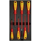 İzeltaş 4140009106 Izoleli Elektrik&ccedil;i Tornavida Seti 1000 Volt 6 Par&ccedil;a