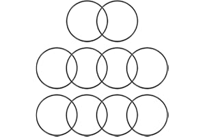 Othmro 10pcs O Ring Guarnizione, Rondelle in gomma nitrile, 150mm OD 145,2mm ID 2,4mm larghezza, rondelle per rubinetto da cucina guarnizioni O-Ring per idraulici, riparazione rapida automatica