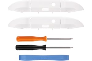 AVERICHT Ersatz LB RB Bumper für Xbox Series X Controller, Ersatzteil für Xbox Series X Controller (Weiß x2)