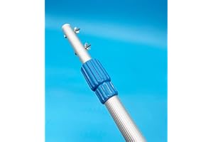 Mugar-VARIOS PRODUCTOS PISCINAS. Mangueras de 32 y 38mm, Limpiafondos palometa y clip, recoge hojas Mangos, terminales para Mantenimiento Piscinas (Mango telescópico 4 m)