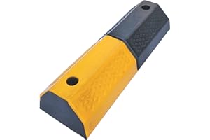 PARKING FACIL | Tope para Estacionamiento | Tope de Rueda para Parking, Estacionamiento, Zona Residencial. | Tamaño: 50 x 16 x 9.5 cm | Incluye tornillería | 1 Unidad