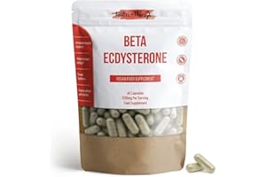 NUTRI-THINGS Beta Ecdysterone Capsules | Enhances Muscle Growth & Recovery | 60 Capsules Per Pack
