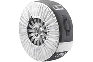 Audi 4M8071156 – Lot de 4 Housses pneus XXL (jusqu'à 558,8 mm), Set de 4