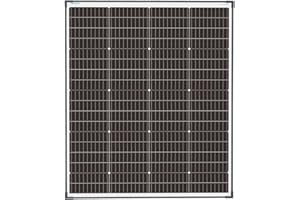 enjoy solar Pannello solare monocristallino da 150 W 36 V(Per sistemi PV 24V), pannelli solari da 182 mm, 10 busbar, ideale per camper, balcone, casette da giardino, barche