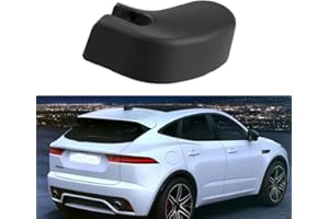 Riloer Tappo di ricambio per braccio tergicristallo posteriore, materiale PBT, compatibile con Jaguar F-Pace 2.0L Ingenium A/T, 1 pezzo, nero
