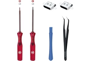 Mcbazel 2 Stück Ersatz Ladebuchse USB C Port für Nintendo Switch