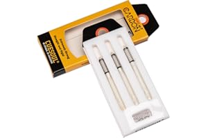 CUESOUL TERO AK7 Tiges/tiges de fléchettes en Carbone,Fines,télescopiques à Ressort intégré, Lot de 3 pièces