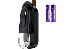 Brifit Mini Scelleur, 2 en 1 Mini Scelleur de Sacs, Scellant Magnétique avec Coupeur, Scelleur Thermique USB, Bag Sealer Portable, Heat Sealer pour Sacsde Nourriture, Outdoor, Pique-Nique, Noir