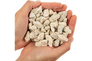 EASIHOLD Beautiful Decorative Garden Stones | 20kg Bag | Large Sized Stones | Washed & Dried | Suitable for use as Decorative Stones or with Resin Binder (Ivory Cream 12-20mm)